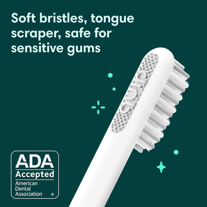 quip Sonic Electric Metal Toothbrush Travel Case/Mount Water-Resistant Slate