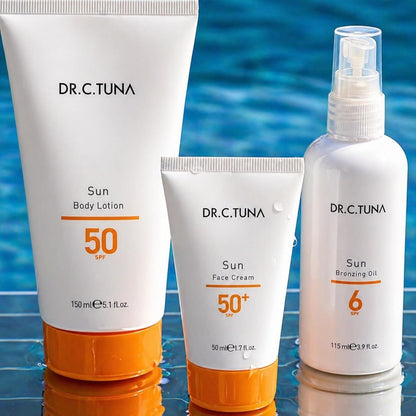 DR. C. TUNA Sun Face Cream SPF 50+ Hyaluronic Acid Vitamin E 50ml