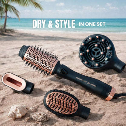 BEACHWAVER Co. Blowout Brush - Midnight Rose
