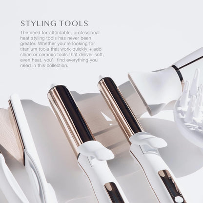 Kristin Ess Titanium Curling Iron for Big Blowout Waves - 2"