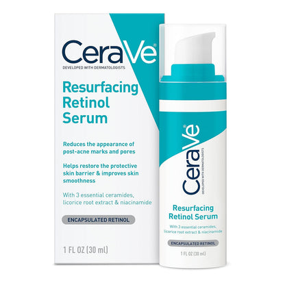 CeraVe Resurfacing Retinol Serum For Post Acne Marks 1 oz / 30 ml