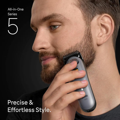 Braun All-In-One Series 5 Trimmer Kit for Beard, Face, Hair and Body