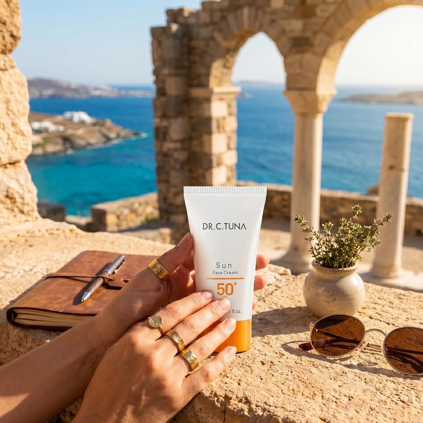 DR. C. TUNA Sun Face Cream SPF 50+ Hyaluronic Acid Vitamin E 50ml