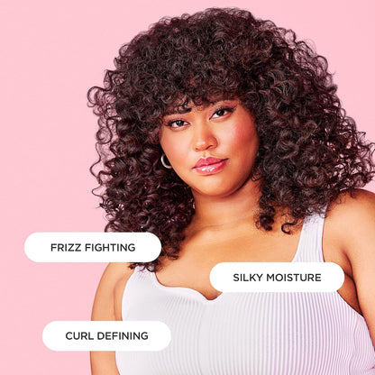 Cake Beauty Curl Defining Cream, The Curl Friend - Moisturizes and Defines Curls – For Frizz Control & Detangling - Avocado Oil, Soybean Oil & Shea Butter – For Curly Hair- 6 Fl Oz / 177 mL | Moisturizes