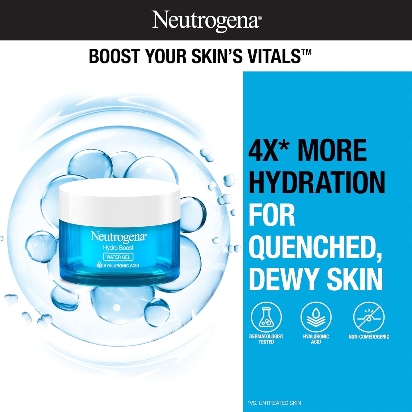 Neutrogena Hydro Boost Hyaluronic Acid Hydrating Water Gel - 1.7oz