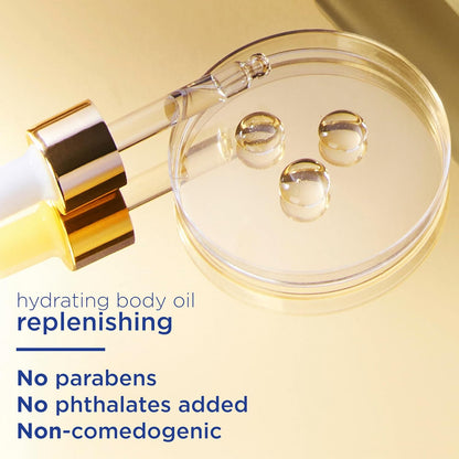 Vaseline Radiant X Replenishing and Hydrating Body Oil with 1% Lipids, Jojoba Oil, Coconut Oil, & Vitamin E 3.7 Oz