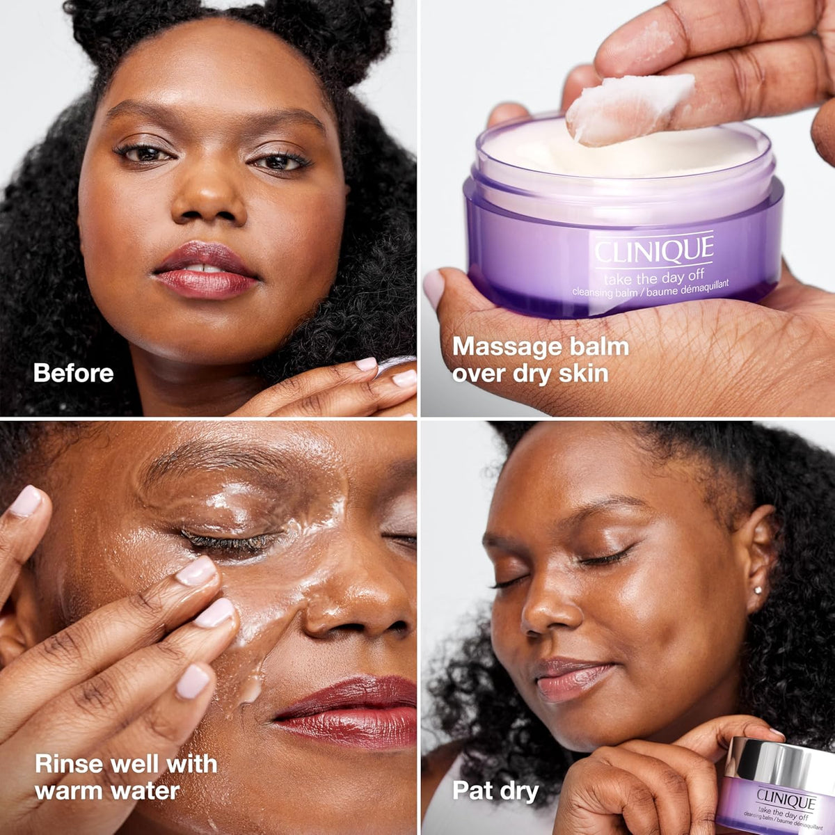 Clinique Take The Day Off Cleansing Balm 125 ml – Makeup Removing Face Cleanser