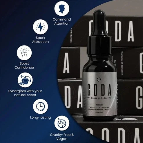 GODA For Him Pheromone Cologne for Men – Long-Lasting Scent, 15ml