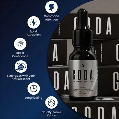 GODA For Him Pheromone Cologne for Men – Long-Lasting Scent, 15ml