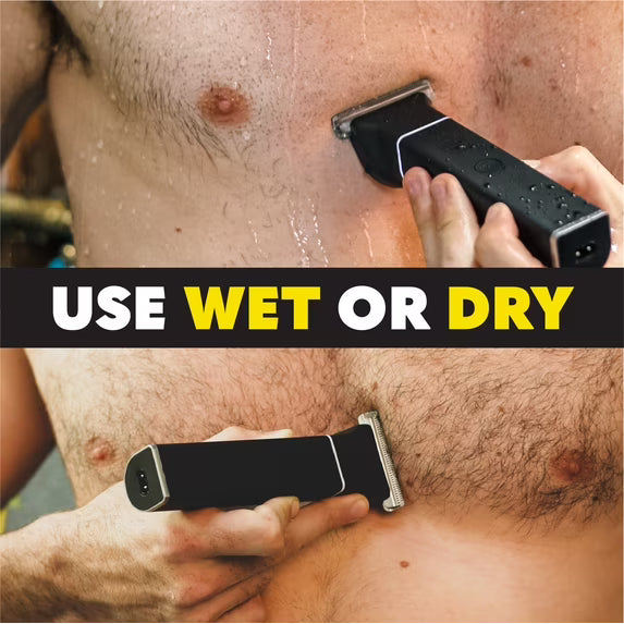 Beard Club Body & Groin Trimmer Clipper Groomer Waterproof Travel Ready