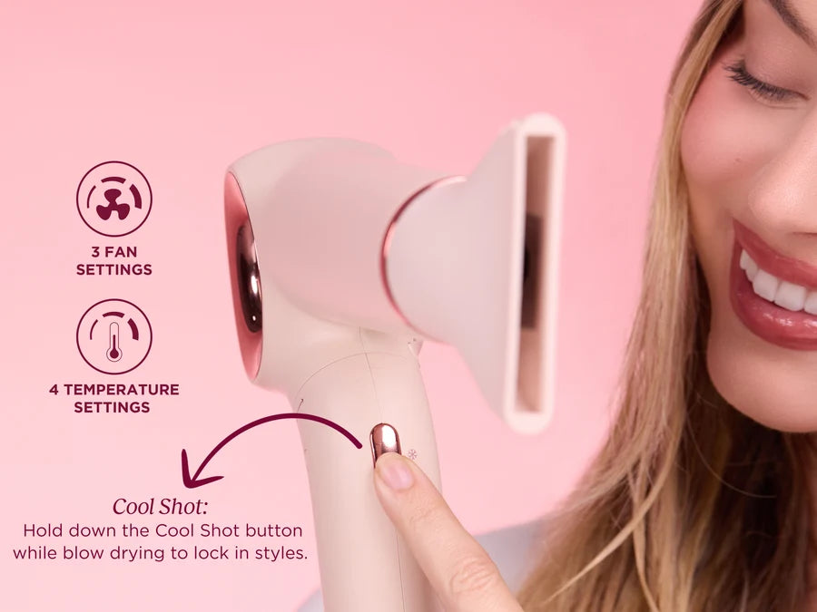 FHI Heat AeroMax Max BLDC Style Hair Dryer - Light Pink -