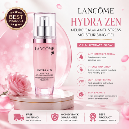 Lancôme Hydra Zen Anti-Stress Moisturising Gel Essence – Refreshing Hydrating Face Care