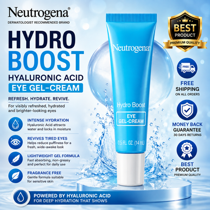 Hydro Boost Hyaluronic Acid Gel Eye - Cream, 0.5 fl. oz (14 mL)