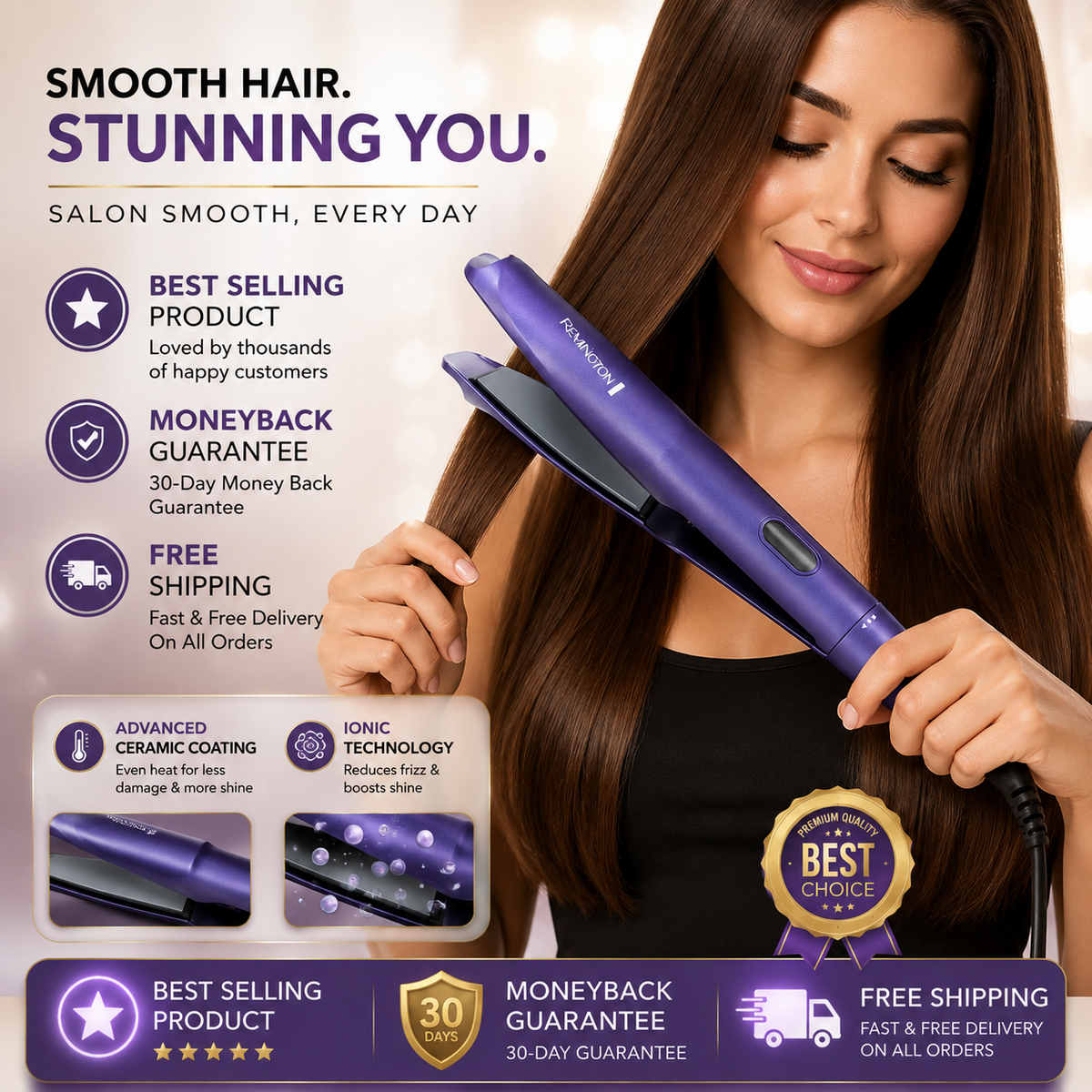 Remington Gloss Twist & Curl Multi Styler Beauty Hair Tool
