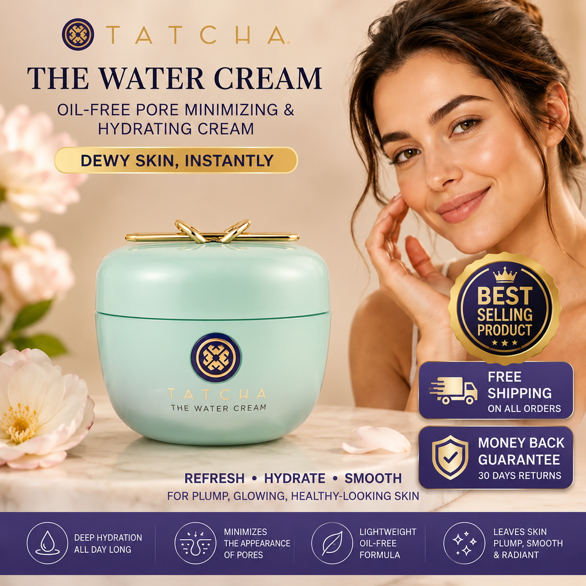 The Water Cream Luxury Oil-Free Hydrating Moisturizer