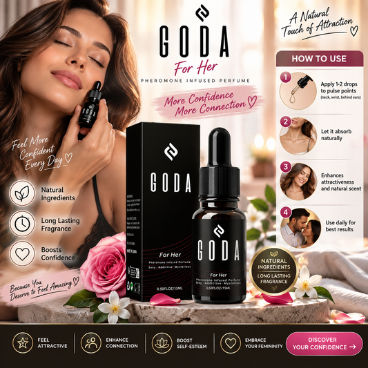 GODA For Her Pheromone Perfume for Women with Jasmine & Rose