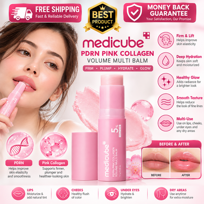 MEDICUBE PDRN Collagen Volume Multi Balm Stick 10g for Glowing Skin