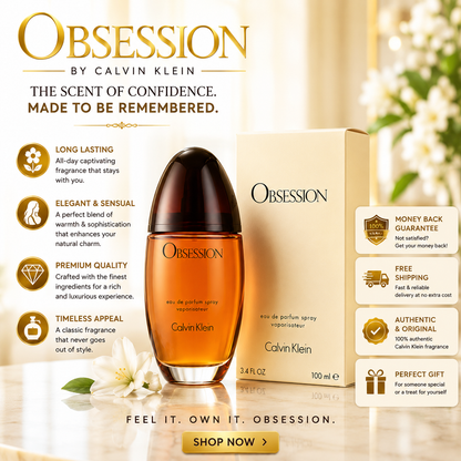 Calvin Klein Obsession Eau de Parfum bottle 