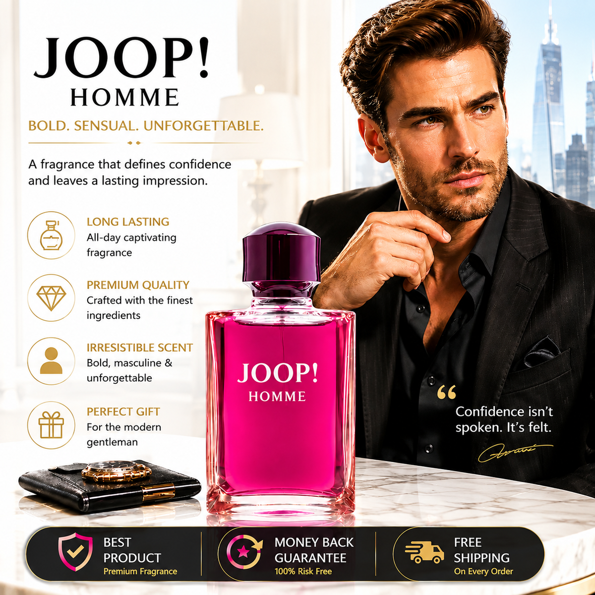 Homme 4.2 oz Men’s Fragrance – Brand New EDT Tester