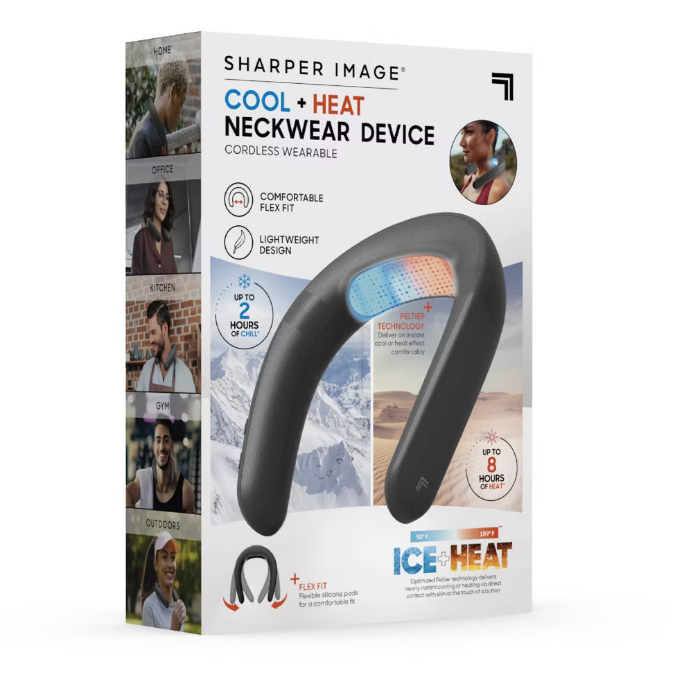 Sharper Image Cordless Cool and Heat Neckwear Device