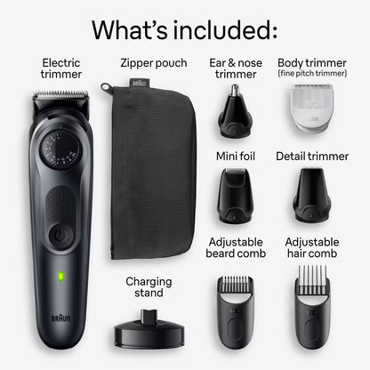 Braun All-in-One Series 5 AiO5490 Rechargeable 9-in-1 Body Beard & Hair Trimmer