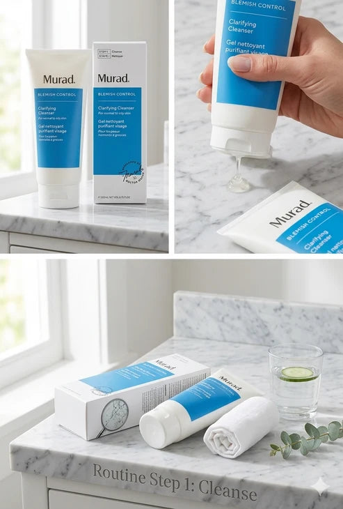 Murad Blemish Control Clarifying Cleanser 6.75 oz – Acne & Blemish Control Facial Cleanser