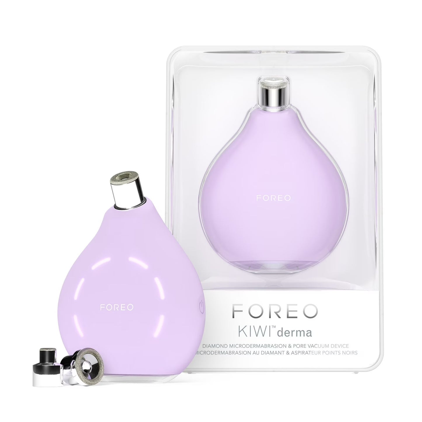 FOREO KIWI Derma Microdermabrasion & Blackhead Remover Facial Device, Rechargeable