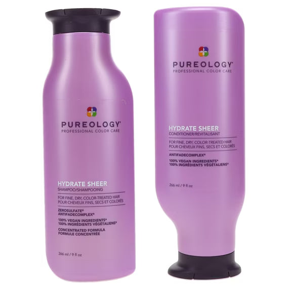 Pureology Hydrate Sheer Hydrating Shampoo & Conditioner Duo 9 fl oz