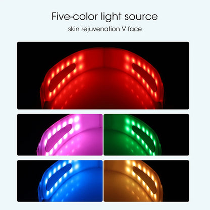 V Face Lifting Device TENS Micro-current Photon Rejuvenation Slimming Facial Massager With Pulse Massage Patch Remote Control