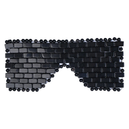 1Pcs 215x95mm Cool Compress Natural Rose Quartz Jade Eye Mask Massager Stone Sleep Mask Face Massager