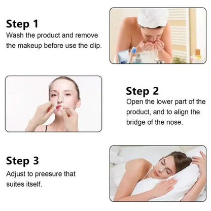 Beauty Nose Shapers Nose Bridge Up Lifting Shaper Nose Straightener No Pain Noses Shaping Clip Women Girl Face Massager