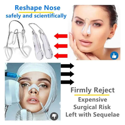 Beauty Nose Shapers Nose Bridge Up Lifting Shaper Nose Straightener No Pain Noses Shaping Clip Women Girl Face Massager