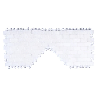 1Pcs 215x95mm Cool Compress Natural Rose Quartz Jade Eye Mask Massager Stone Sleep Mask Face Massager