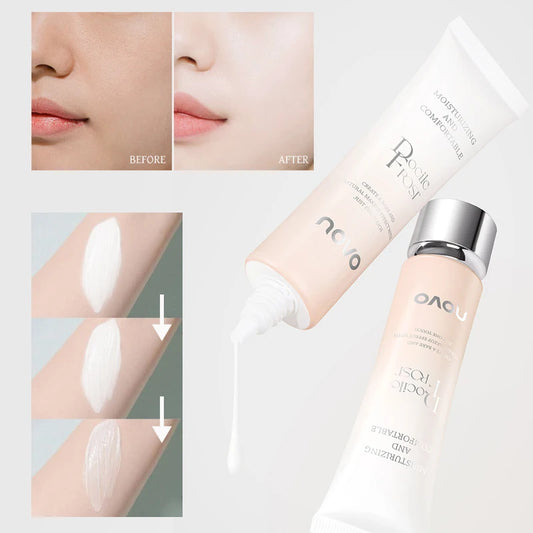 White Color Correcting CC Cream Facial Foundation Makeup High Coverage brighten skin Concealer Tone-Up Cream Korean Makeup Base