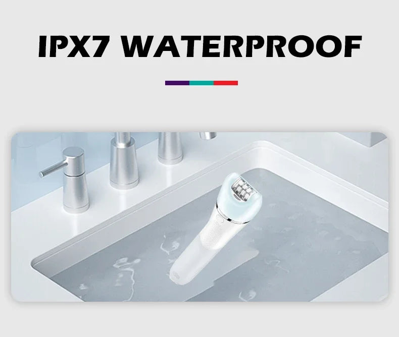 VGR Women Epilator Electric Lady Shaver Hair Remover Bikini Facial Underarms Hair Removal Tool Leg Body Epilator for Women V-733