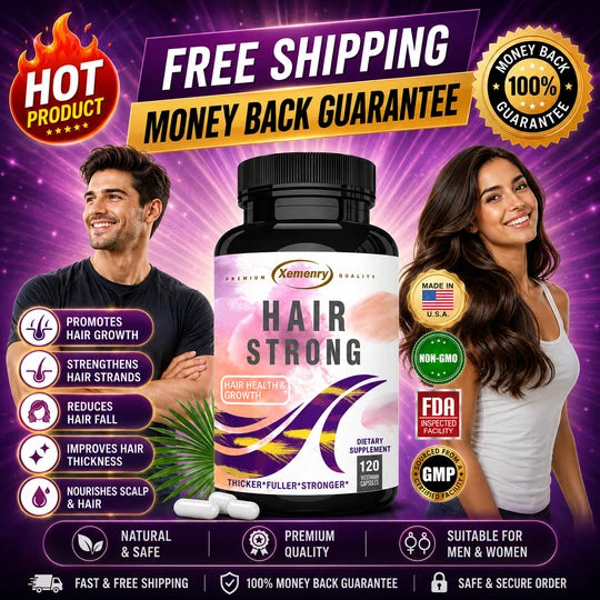 Biotin Keratin Hair Growth Supplement 120 Capsules for Strong Hair, Healthy Skin and Strong Nails