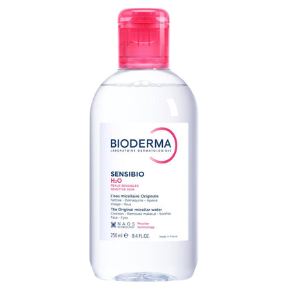 Bioderma - Sensibio - H2O Micellar Water - Makeup Remover Cleanser - Face Cleanser for Sensitive Skin