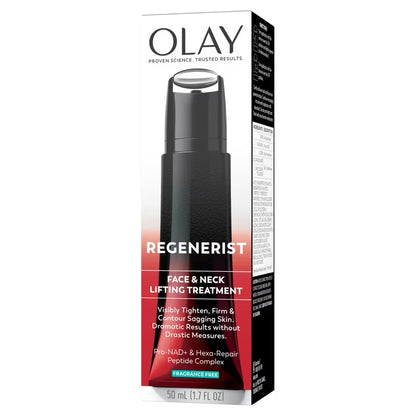 Olay Regenerist Face & Neck Lifting Treatment Fragrance-Free 50ml/1.7fl.oz. New