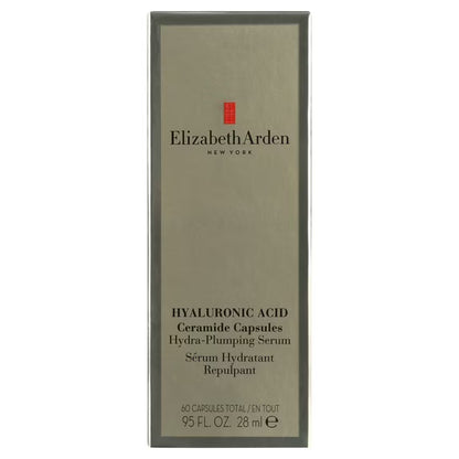 Elizabeth Arden Hyaluronic Acid Ceramide Hydra Plumping Serum 60 Capsules | New