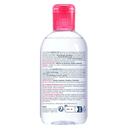 Bioderma - Sensibio - H2O Micellar Water - Makeup Remover Cleanser - Face Cleanser for Sensitive Skin