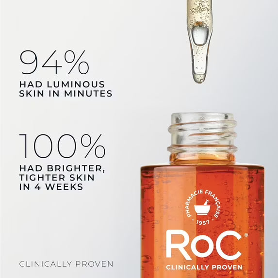 RoC Multi Correxion Revive + Glow Daily Serum 1.0fl.oz./30ml New In Box