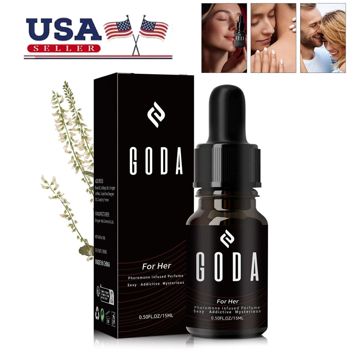 GODA For Her Long-Lasting Floral Fragrance Perfume
