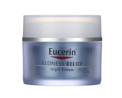 Eucerin Redness Relief Night Cream 1.7 oz Sensitive Skin Moisturizer