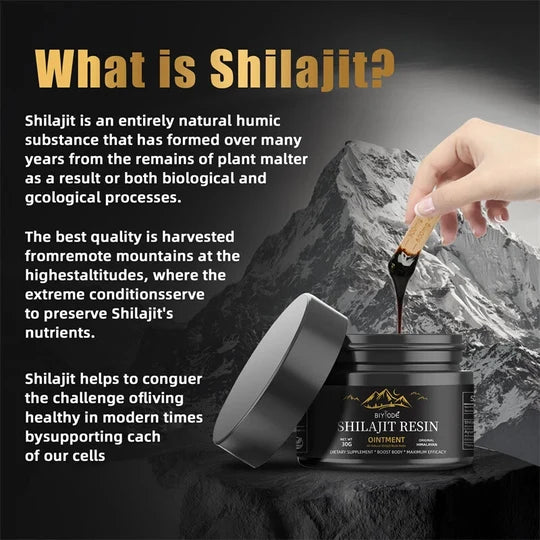 Pure Shilajit Resin – Organic & Potent