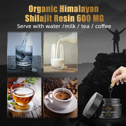 Himalayan Pure 100% Shilajit Resin – Organic Soft Resin with Fulvic Acid
