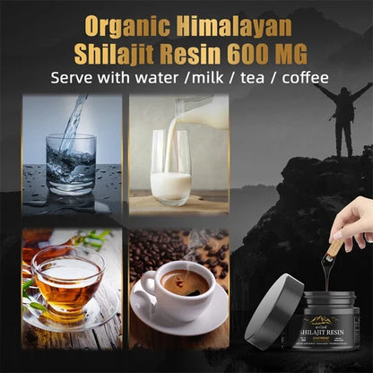 Himalayan Pure 100% Shilajit Resin – Organic Soft Resin with Fulvic Acid
