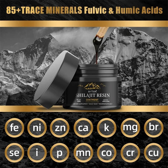Pure Shilajit Resin – Organic & Potent