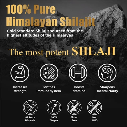 Pure Shilajit Resin – Organic & Potent