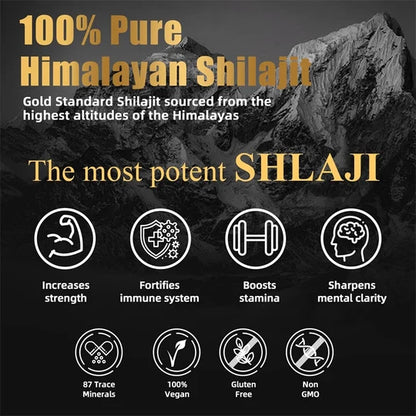 Pure Shilajit Resin – Organic & Potent