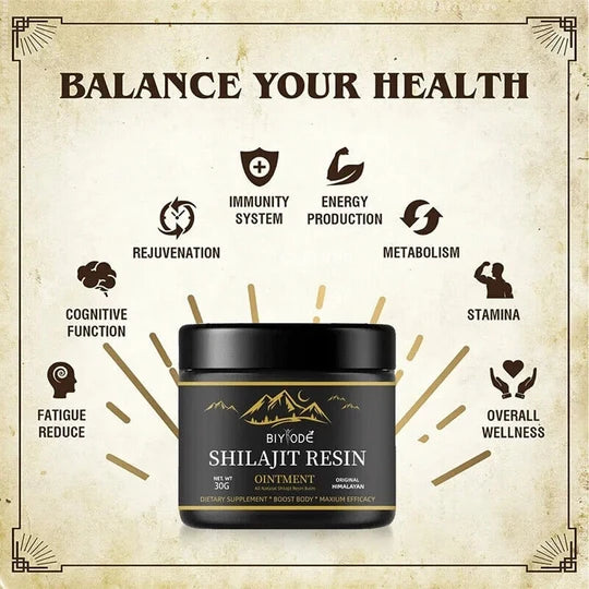 100% Pure Shilajit Resin from the Himalayas with Fulvic Acid